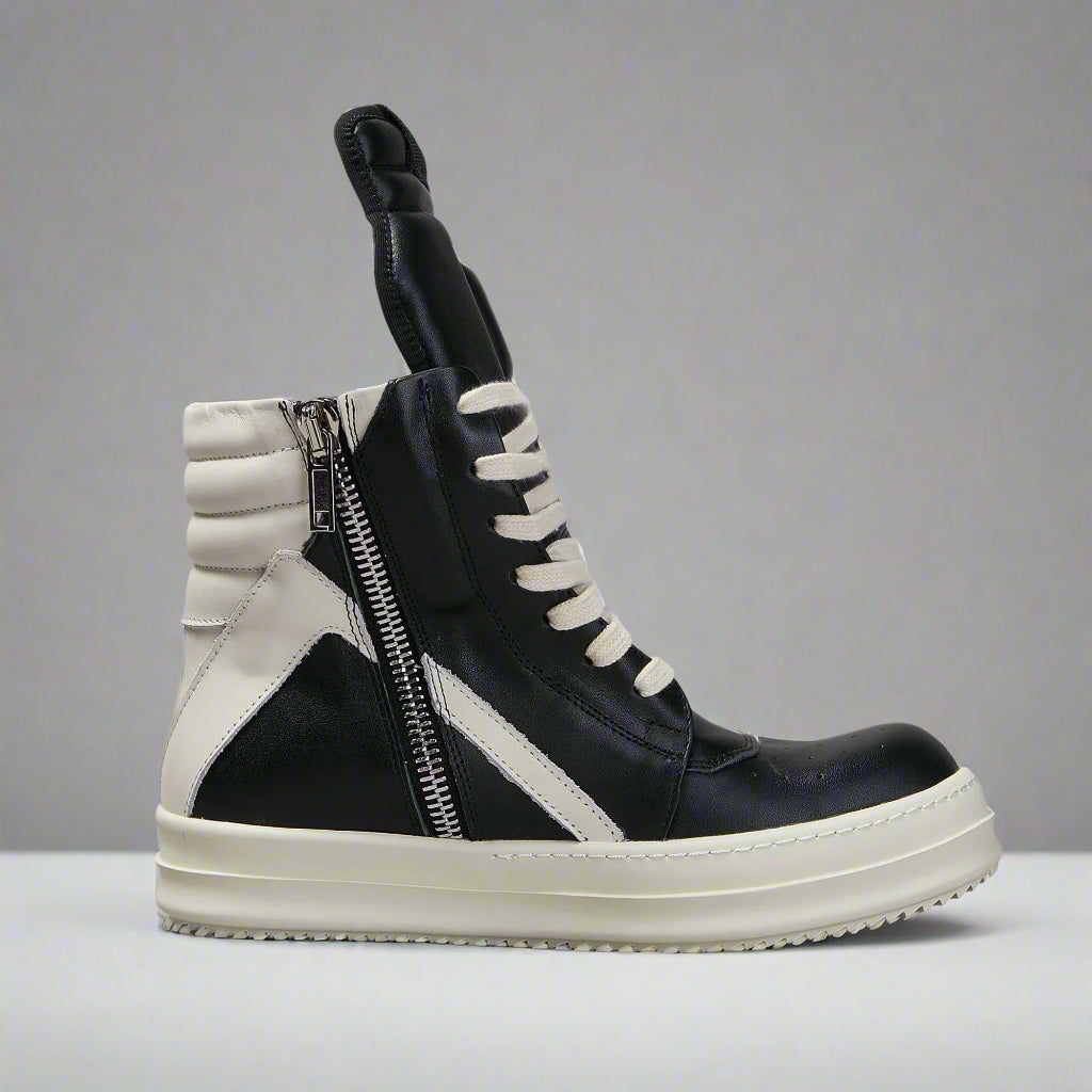 The Geobasket Leather Sneakers High Top Trainers HQ