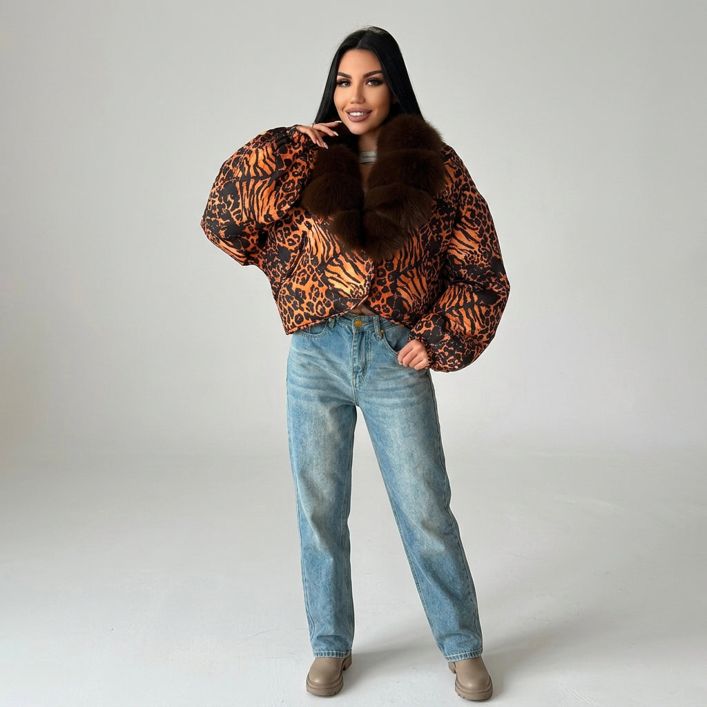 The Statement Fur-Collar Jacket for women by GoSobiShop Boutique