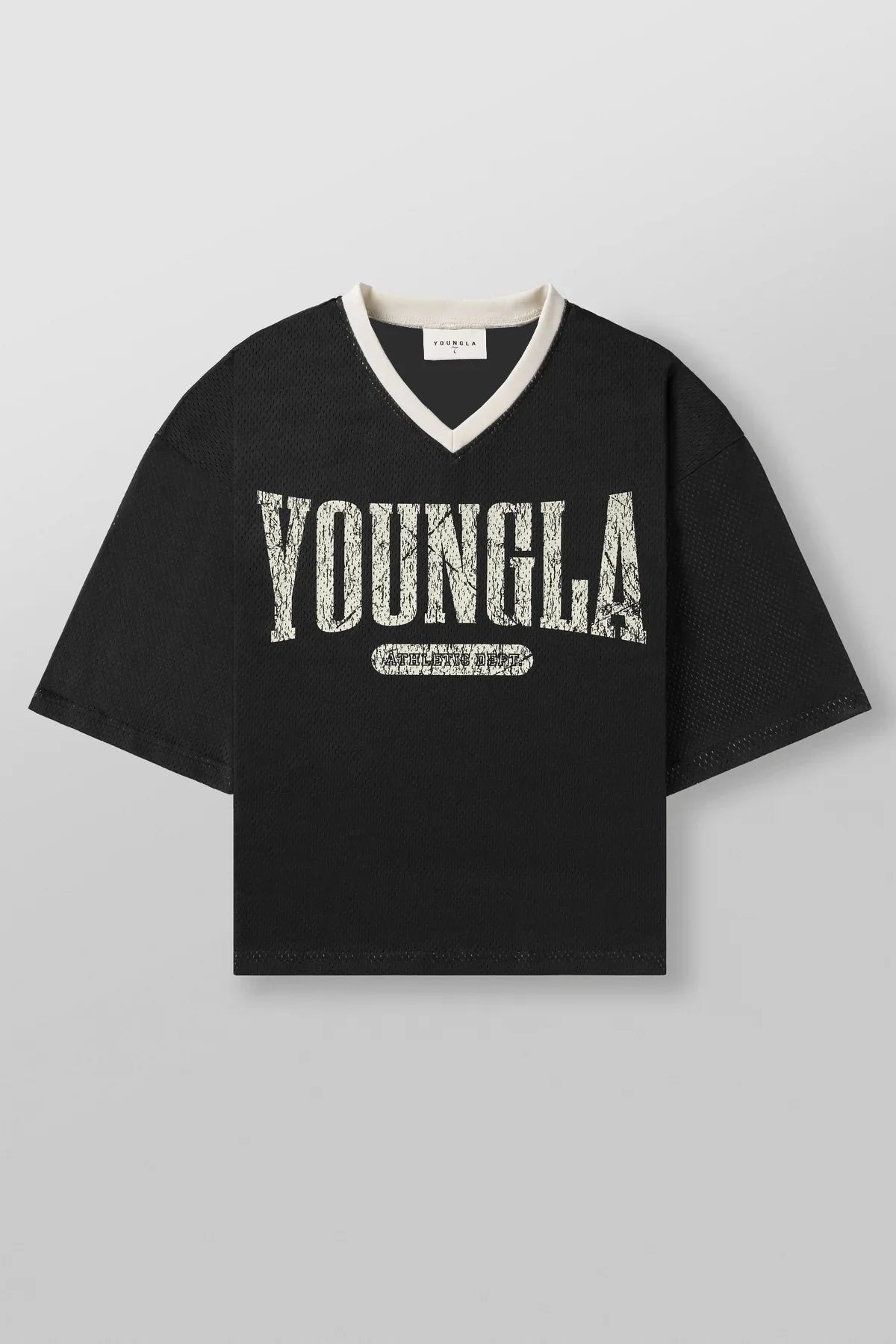 YLA Football skull jersey oversized gym tee
