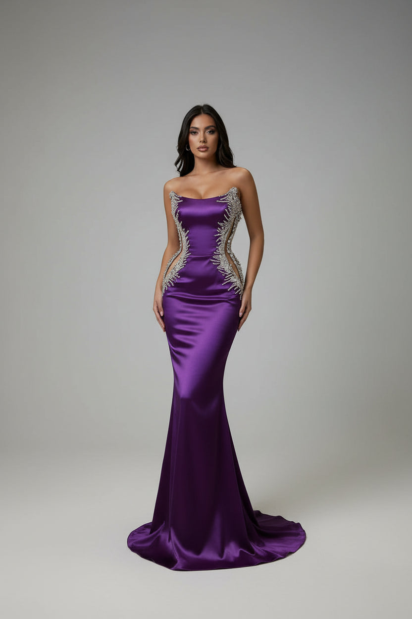 monica mermaid gown, rhinestone mermaid dress, satin mermaid gown, rhinestone evening dress, strapless evening gown, strapless mermaid dress, satin formal dress, rhinestone formal gown, elegant evening gown, luxury evening dress, beaded evening gown, sparkling mermaid dress, formal gown for women, plus size formal gown, plus size mermaid dress, plus size evening gown, plus size prom dress, strapless prom dress, mermaid prom gown, formal wedding guest dress, black tie evening gown, gala dress for women, grad