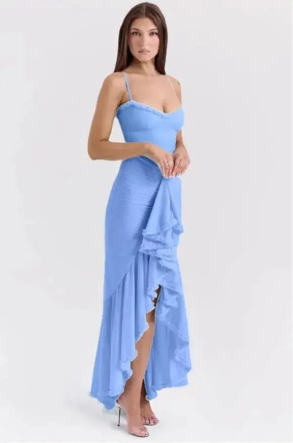 Classy Mesh irregular Party Dress - GoSobiShop Boutique