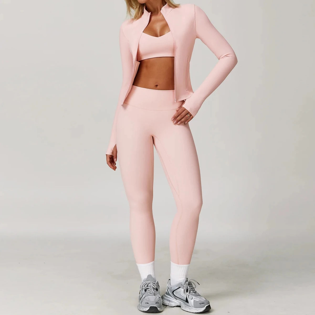 Cute 2 or 3 piece yoga matching set. - GoSobiShop Boutique