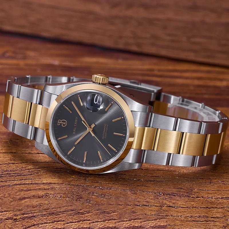 Designer metallic Automatic Watch 36MM Bubble Sapphire waterproof. - GoSobiShop Boutique