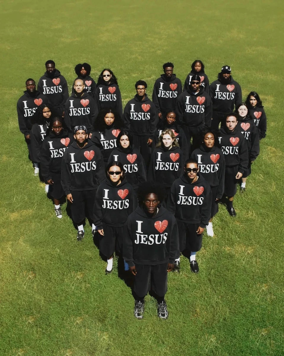 I heart jesus comfy oversized hoodie. - GoSobiShop Boutique