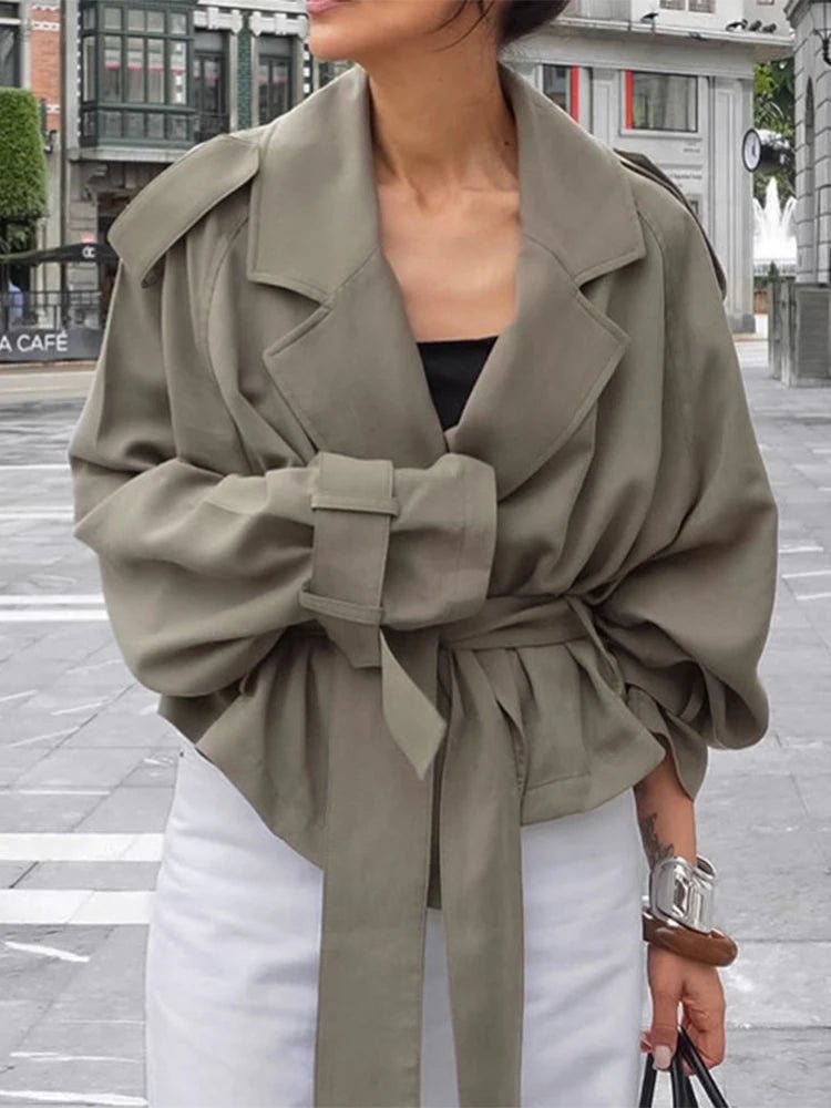 Lavisha short and long oversized trench jacket. - GoSobiShop Boutique