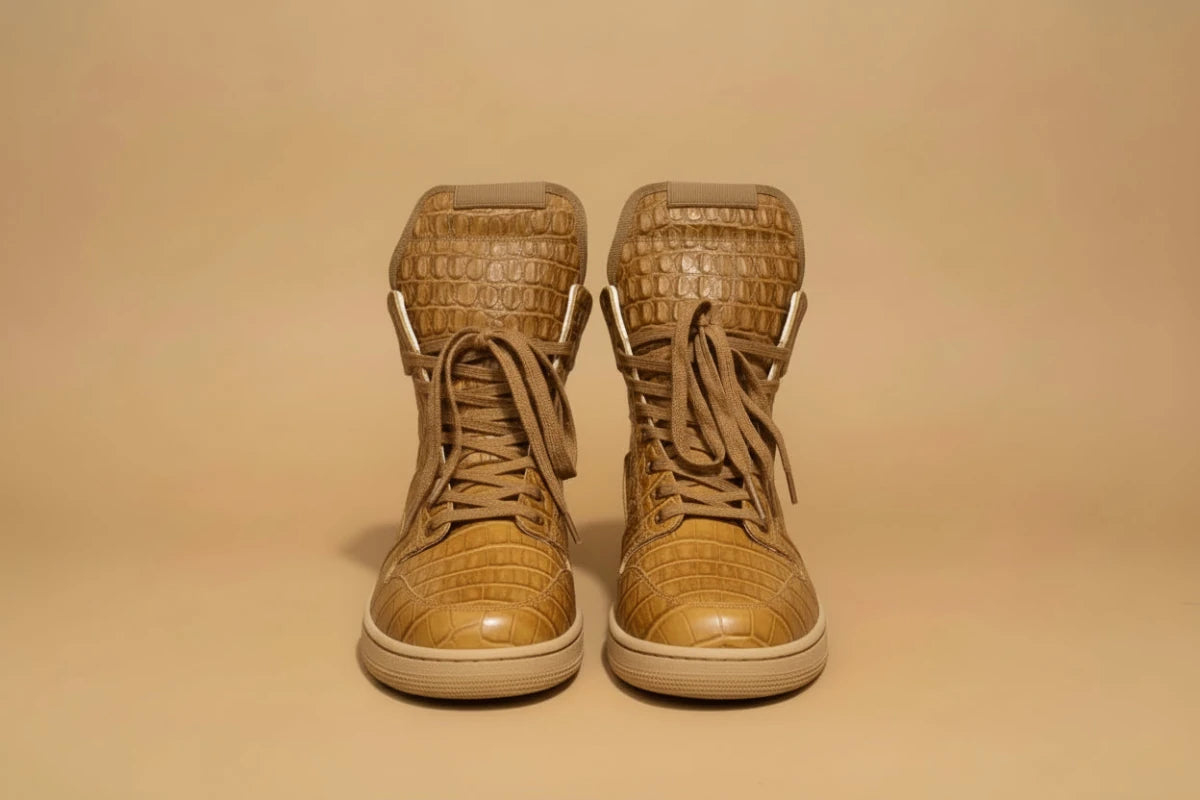 Peanut butter Python Geobaskets. - GoSobiShop Boutique