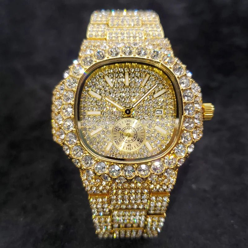 TeeJay Iced out gentlemen watch. - GoSobiShop Boutique