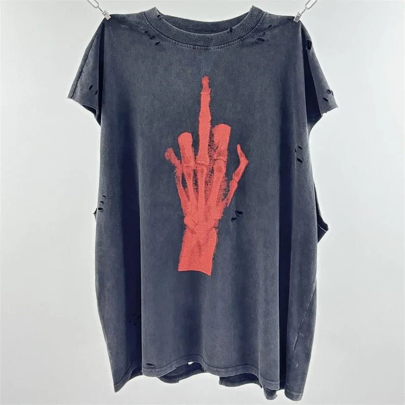 Washed Punk Art Tees BOX TEE and sleeveless tank tops High Quality Tees - GoSobiShop Boutique