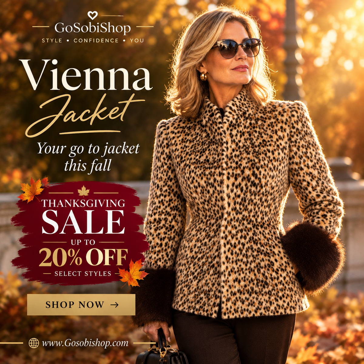 Product photo of The Vienna Faux Fur Jacket.