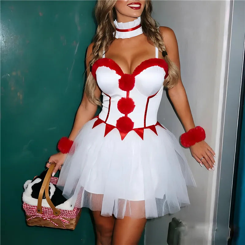 Halloween tutu costume dress for women