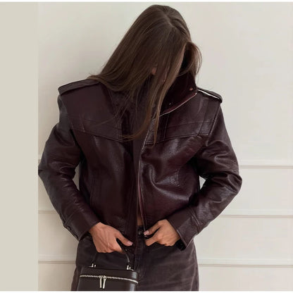 Close-up of the jacket's solid-color polyester fabric
