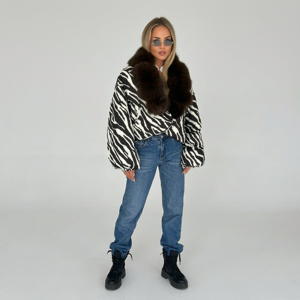 The Statement Fur-Collar Jacket for women by GoSobiShop Boutique