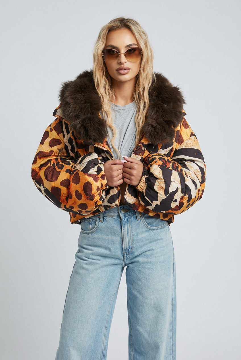 The Statement Fur-Collar Jacket for women by GoSobiShop Boutique