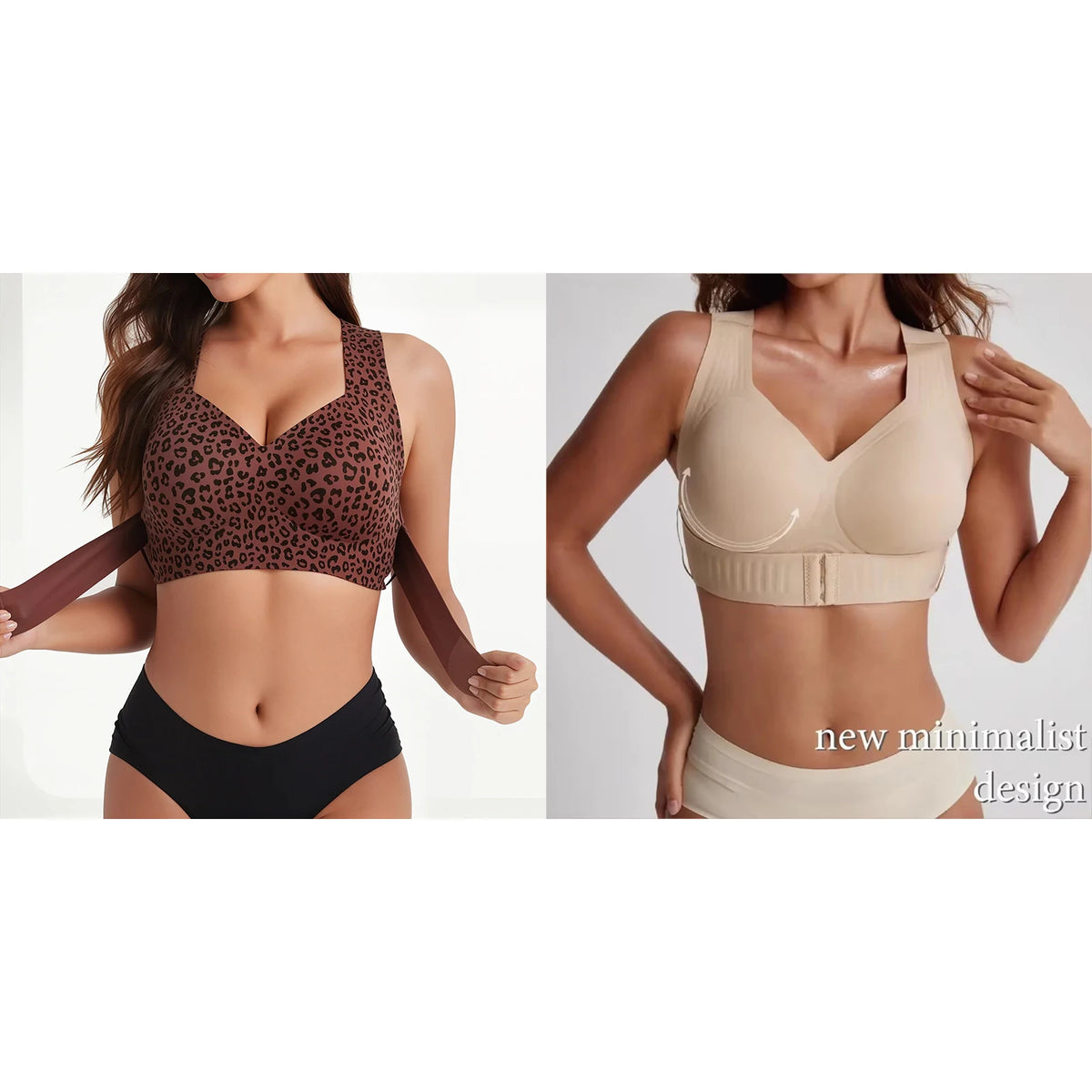 Women's seamless sports bra, wire-free comfort and stretch