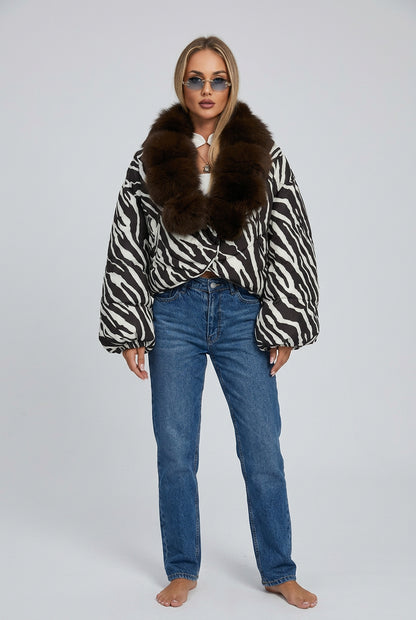 The Statement Fur-Collar Jacket for women by GoSobiShop Boutique