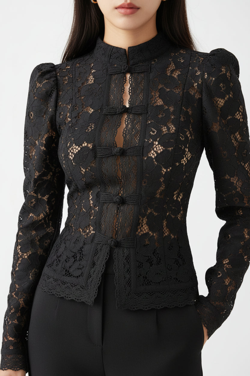 women's lace blouse

embroidered lace top

floral embroidery blouse

vintage inspired blouse

elegant women's blouse

frog button blouse

lace long sleeve top

dressy casual blouse

women's embroidered shirt

romantic lace blouse

feminine fashion top

special occasion blouse

spring fashion blouse

elegant lace shirt

women's statement blouse

embroidered floral top

lace fashion blouse

chic women's clothing

boutique women's tops

vintage style lace blouse