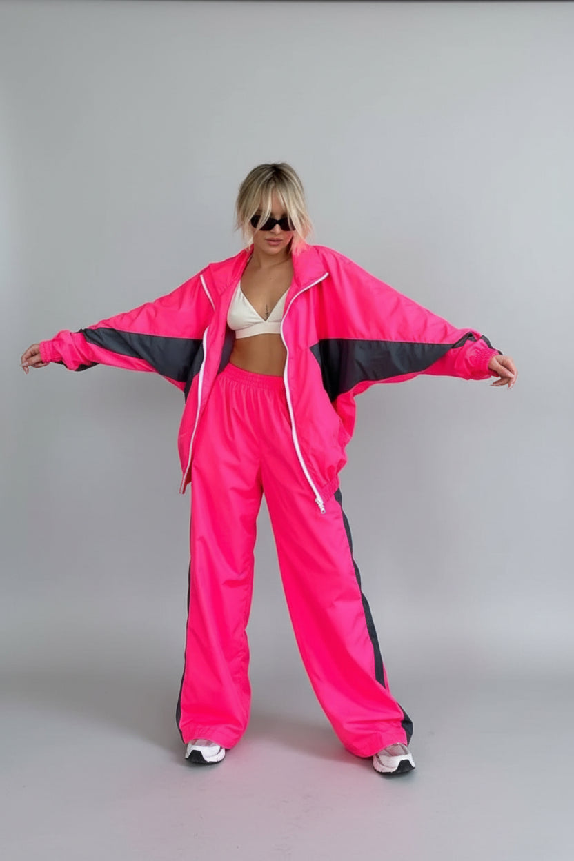 women's two piece set, women's matching set, color block two piece set, women's tracksuit, women's zip up jacket set, women's pants set, women's streetwear set, color block tracksuit women, women's casual two piece outfit, women's sporty set, women's matching pants outfit, women's jacket and pants set, zip up tracksuit women, straight leg pants set women, high waisted pants set, women's athleisure set, women's travel outfit set, airport outfit women, casual matching set women, streetwear outfit women, color