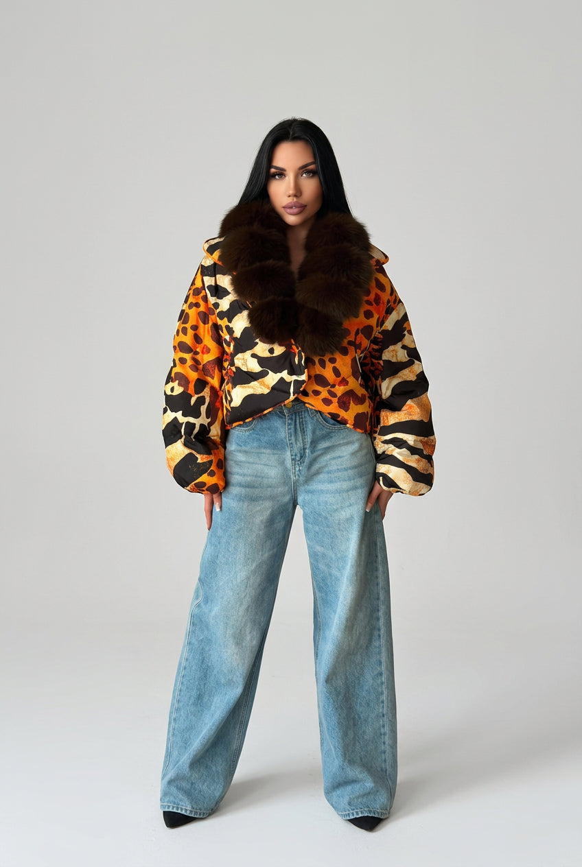 The Statement Fur-Collar Jacket for women by GoSobiShop Boutique