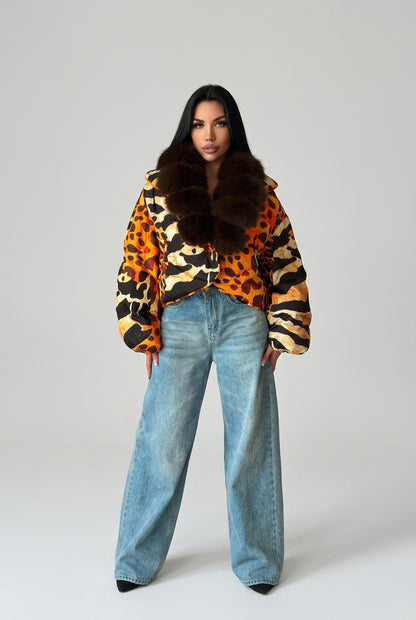 The Statement Fur-Collar Jacket for women by GoSobiShop Boutique