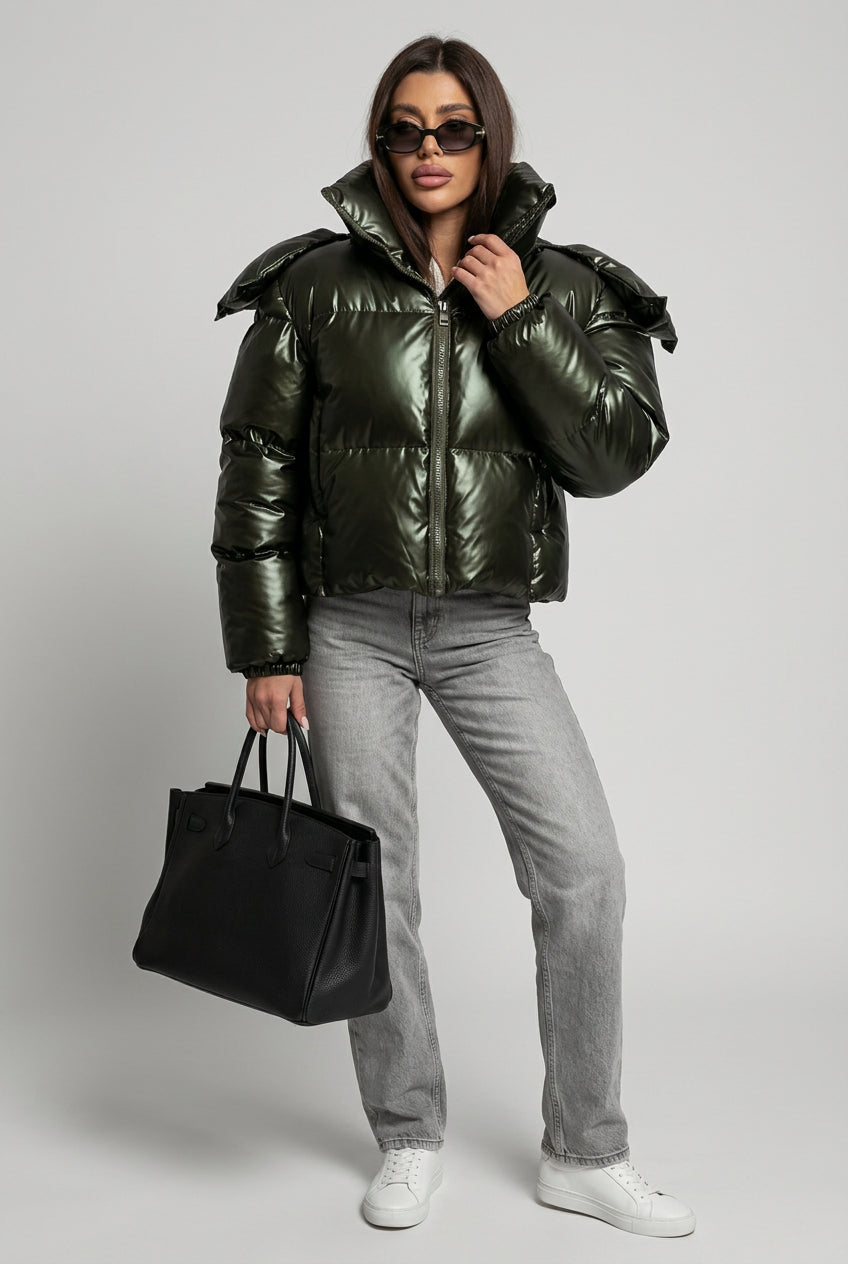 The Nova Puffer showing its padded silhouette