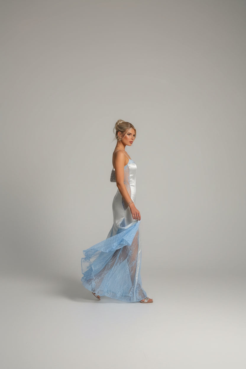 satin maxi dress women, satin patchwork maxi dress, elegant maxi dress women, color block maxi dress, V neck maxi dress, fit and flare maxi dress, sleeveless maxi dress women, long evening dress women, elegant evening dress, wedding guest maxi dress, formal dress women, date night maxi dress, party maxi dress women, sophisticated women's dresses, occasion dresses women, black maxi dress women, blue maxi dress women, fall evening dress, luxury occasion dress, women's formal fashion