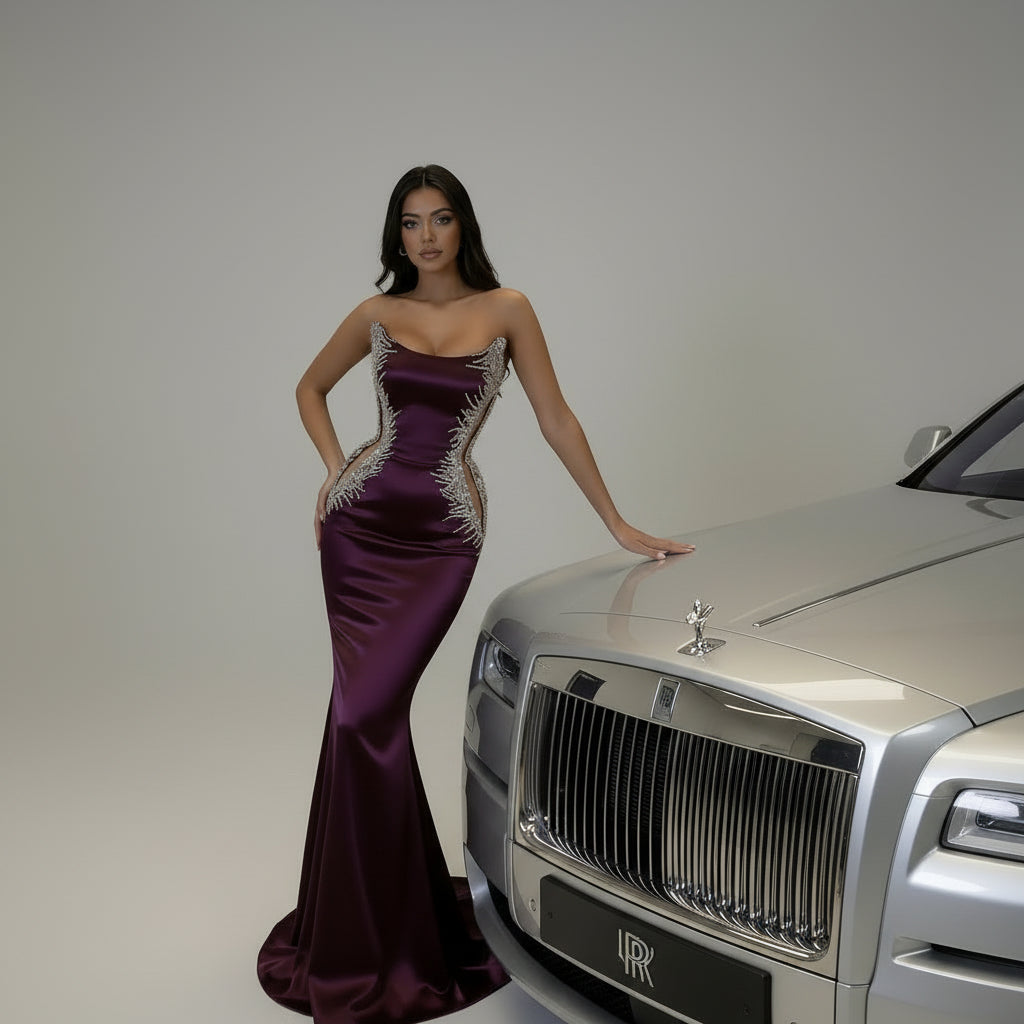 monica mermaid gown, rhinestone mermaid dress, satin mermaid gown, rhinestone evening dress, strapless evening gown, strapless mermaid dress, satin formal dress, rhinestone formal gown, elegant evening gown, luxury evening dress, beaded evening gown, sparkling mermaid dress, formal gown for women, plus size formal gown, plus size mermaid dress, plus size evening gown, plus size prom dress, strapless prom dress, mermaid prom gown, formal wedding guest dress, black tie evening gown, gala dress for women, grad