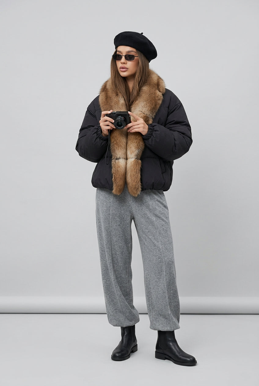 The Statement Fur-Collar Jacket for women by GoSobiShop Boutique