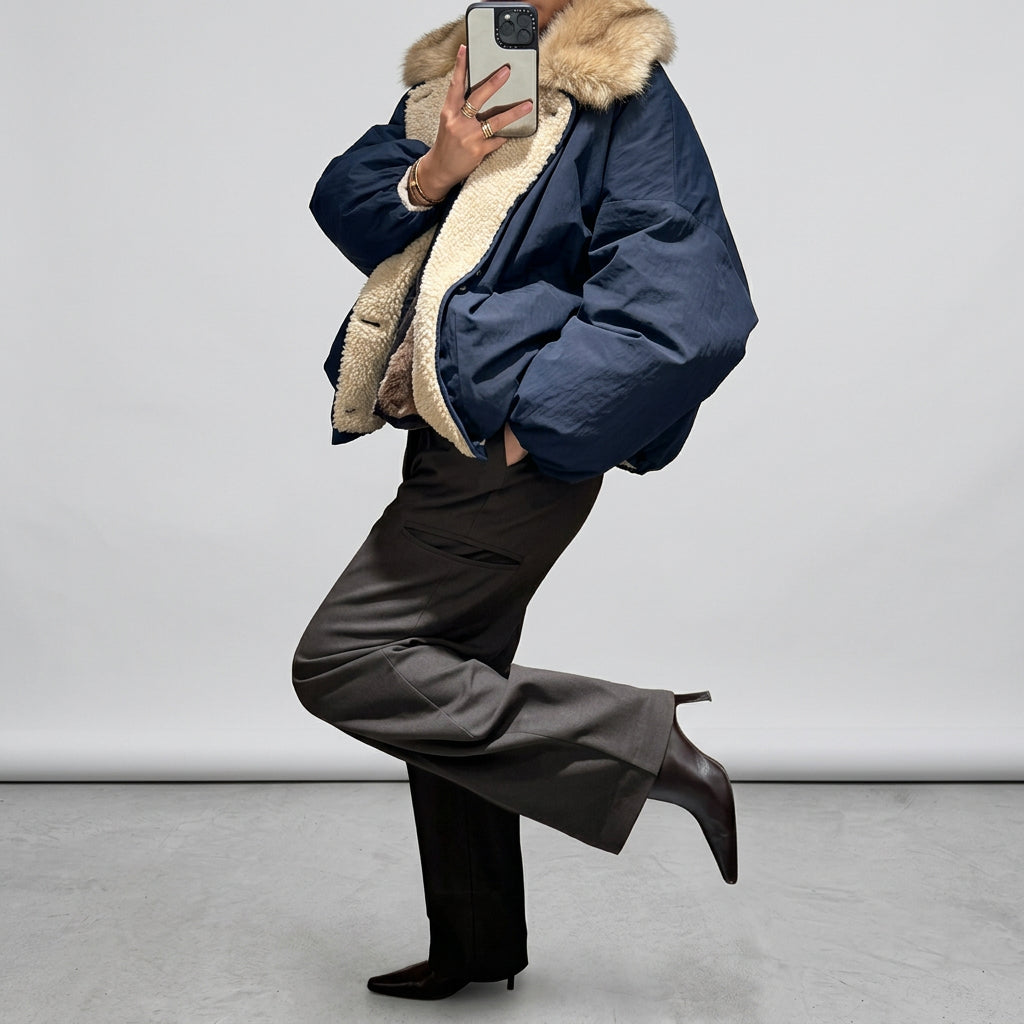 The Statement Fur-Collar Jacket for women by GoSobiShop Boutique