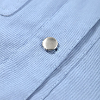 Multi-pocket blue utility jacket product photo 11