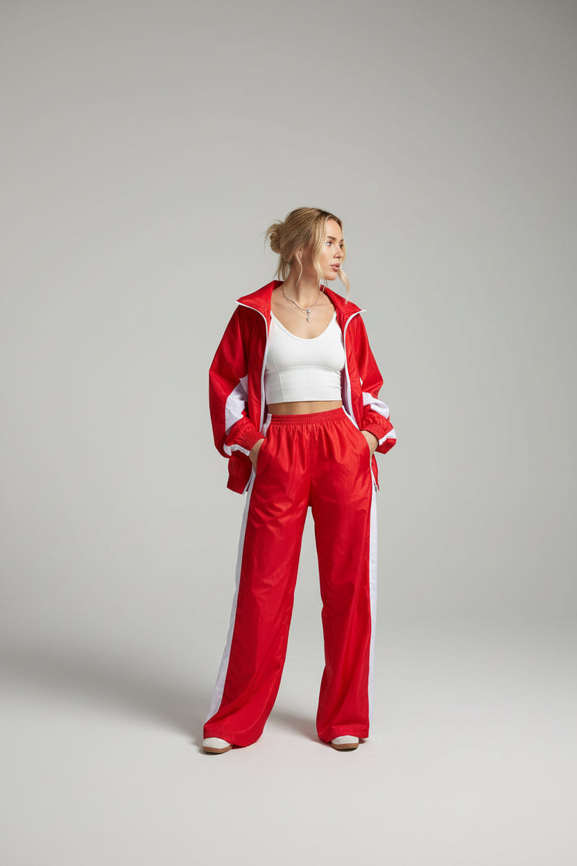 women's two piece set, women's matching set, color block two piece set, women's tracksuit, women's zip up jacket set, women's pants set, women's streetwear set, color block tracksuit women, women's casual two piece outfit, women's sporty set, women's matching pants outfit, women's jacket and pants set, zip up tracksuit women, straight leg pants set women, high waisted pants set, women's athleisure set, women's travel outfit set, airport outfit women, casual matching set women, streetwear outfit women, color