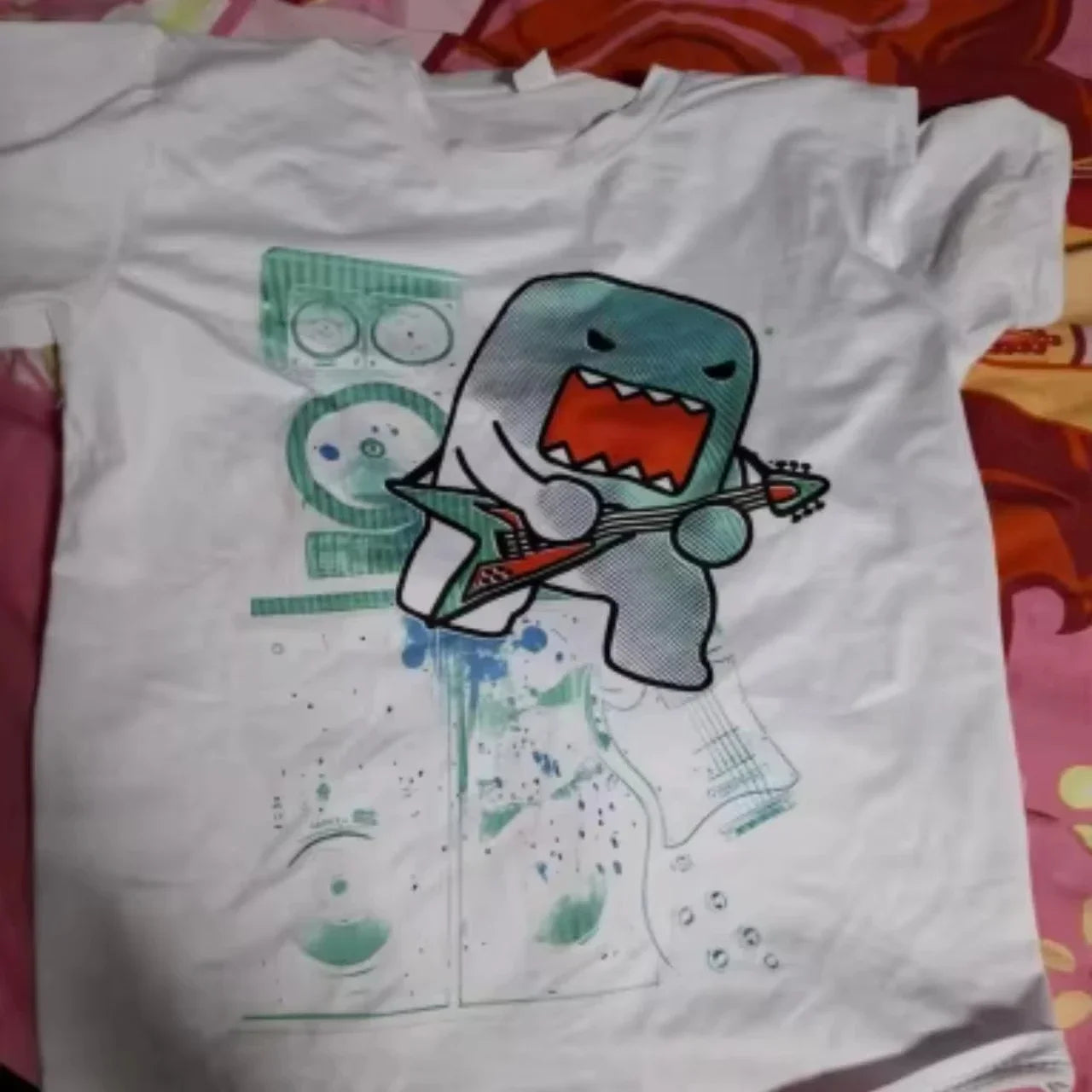domo kun graphic tee, anime streetwear t shirt, y2k graphic tee, oversized streetwear t shirt, edgy graphic tees, japanese streetwear clothing, domo kun shirt, y2k anime fashion, urban&nbsp;