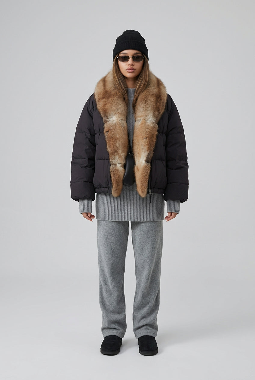 The Statement Fur-Collar Jacket for women by GoSobiShop Boutique