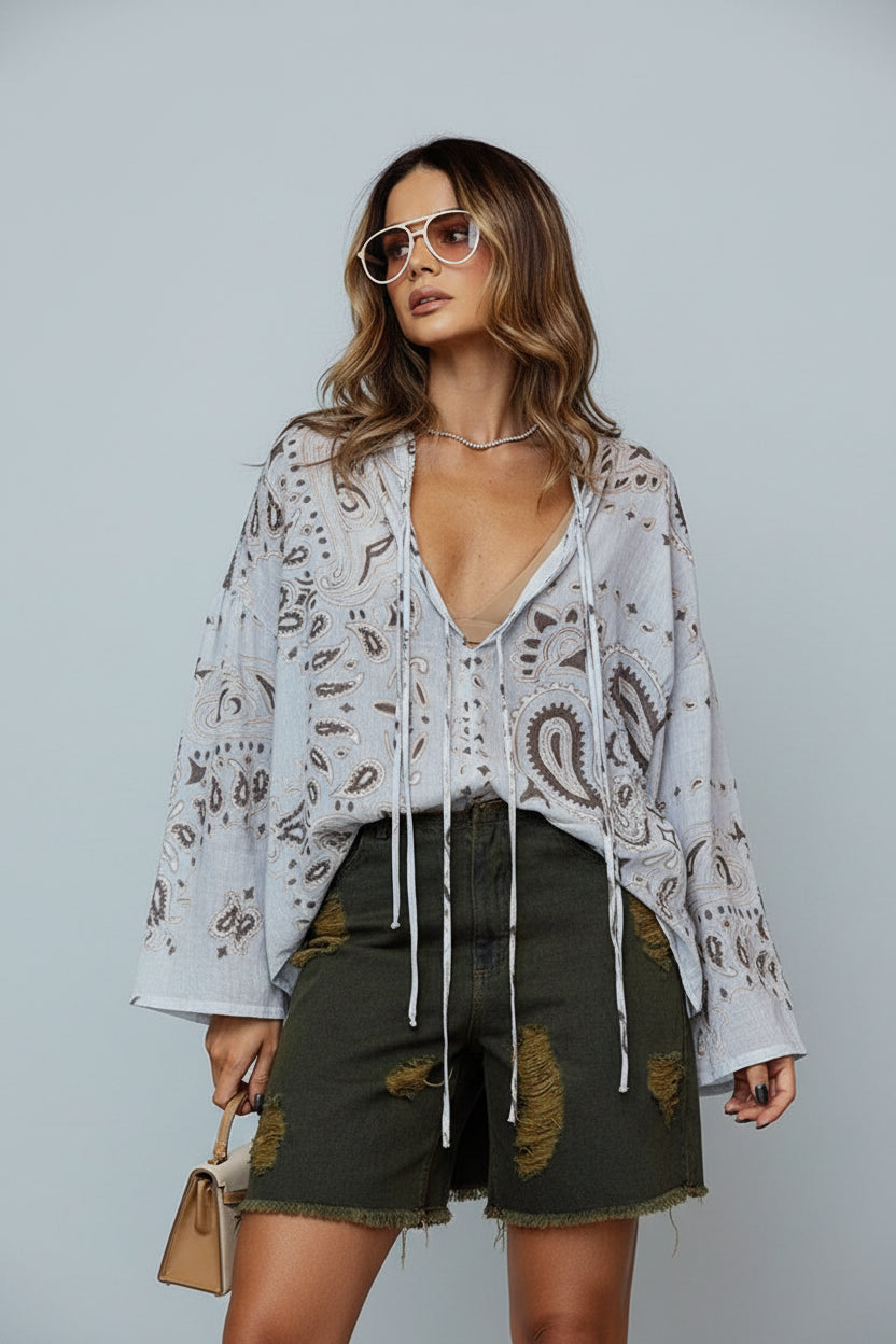 blue two piece set women
women's matching set
wide leg pants set
printed shirt and pants set
vacation outfit women
resort wear women
elegant two piece outfit
women's coordinated set
long sleeve matching set
blue resort outfit
chic vacation clothing
casual luxury outfit
women's travel outfit
summer two piece set
relaxed fit pants set
resort style clothing
sophisticated women's outfit
wide leg trouser set
women's spring outfit
fashionable matching set