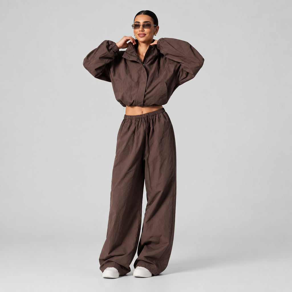 women's two piece set
women's matching set
women's jacket and pants set
women's wide leg pants set
women's casual two piece outfit
women's matching outfit
women's streetwear set
women's coordinated set
women's high waist pants set
women's casual tracksuit
women's relaxed fit outfit
women's spring outfit
women's summer outfit
women's everyday outfit
women's travel outfit