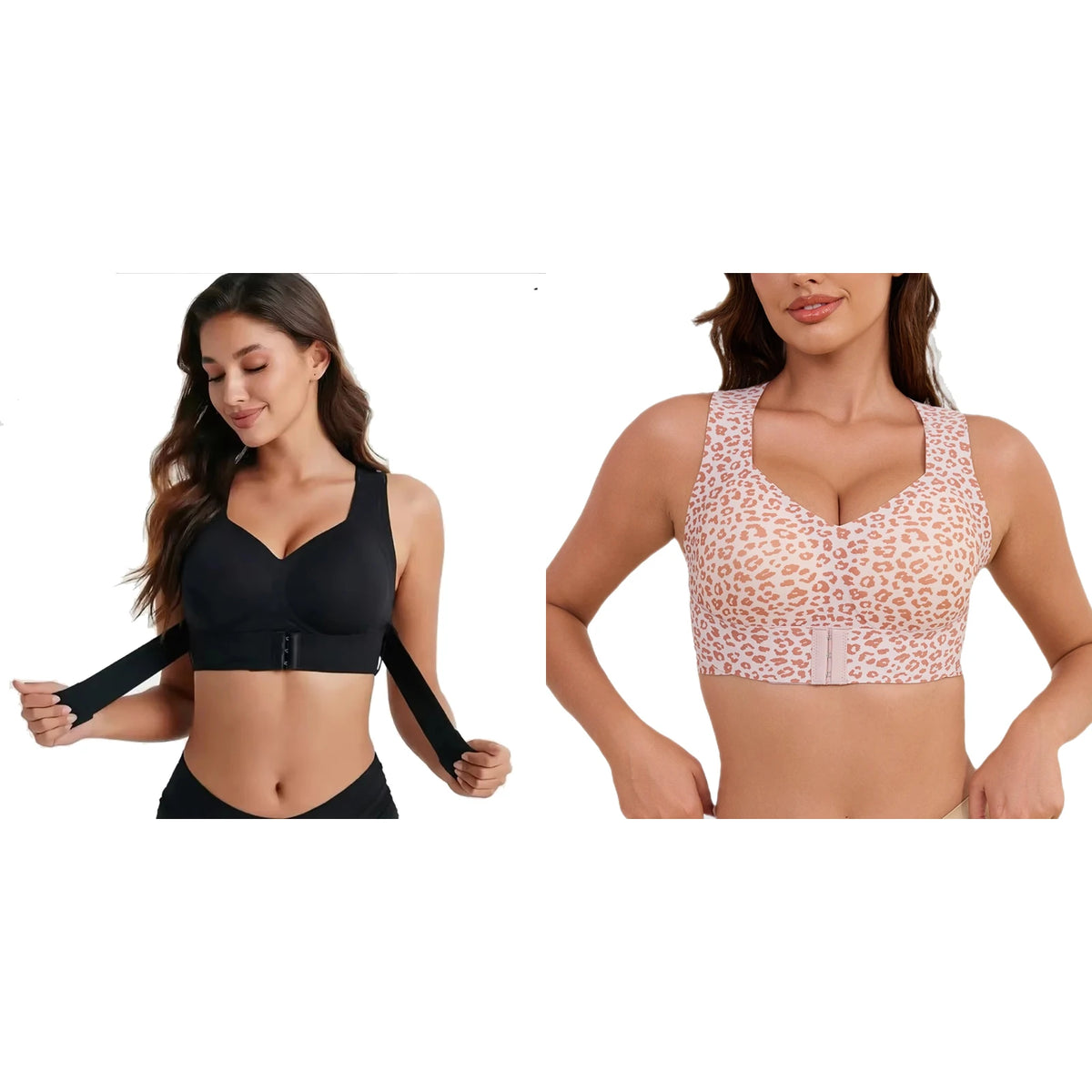 Women's wire-free full-cup bra, smooth seamless construction