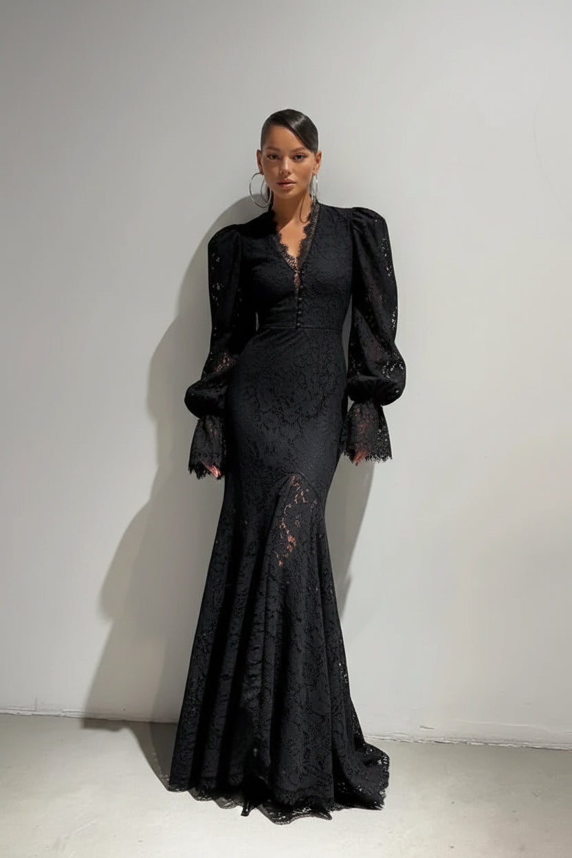 lace two piece set women, lace top skirt set, women's lace matching set, lace skirt set, fishtail skirt set, mermaid skirt two piece set, lace maxi skirt set, V neck lace top, flare sleeve top women, lace outfit women, elegant two piece outfit, women's evening set, women's party outfit, date night outfit women, elegant evening outfit, feminine two piece set, fitted lace top, fishtail maxi skirt, mermaid maxi skirt, special occasion outfit, women's formal two piece set, dinner outfit women, girls night out o