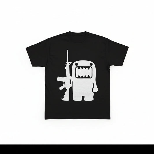 domo kun graphic tee, anime streetwear t shirt, y2k graphic tee, oversized streetwear t shirt, edgy graphic tees, japanese streetwear clothing, domo kun shirt, y2k anime fashion, urban&nbsp;