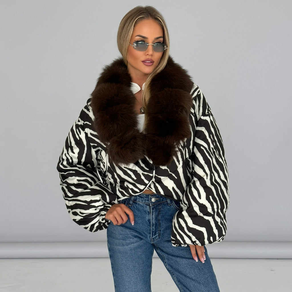The Statement Fur-Collar Jacket for women by GoSobiShop Boutique
