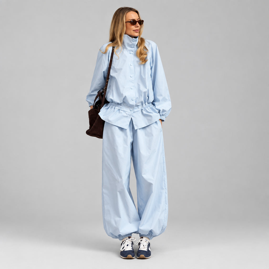 women's two piece set
women's matching set
women's jacket and pants set
women's wide leg pants set
women's casual two piece outfit
women's matching outfit
women's streetwear set
women's coordinated set
women's high waist pants set
women's casual tracksuit
women's relaxed fit outfit
women's spring outfit
women's summer outfit
women's everyday outfit
women's travel outfit