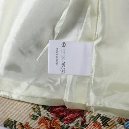 vintage floral jacket and skirt set product photo 11