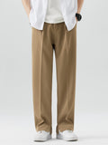 2024 New Summer men PALAZZO PANTS wide chinos wide leg trousers breathable straight loose pants