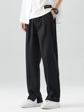 2024 New Summer men PALAZZO PANTS wide chinos wide leg trousers breathable straight loose pants