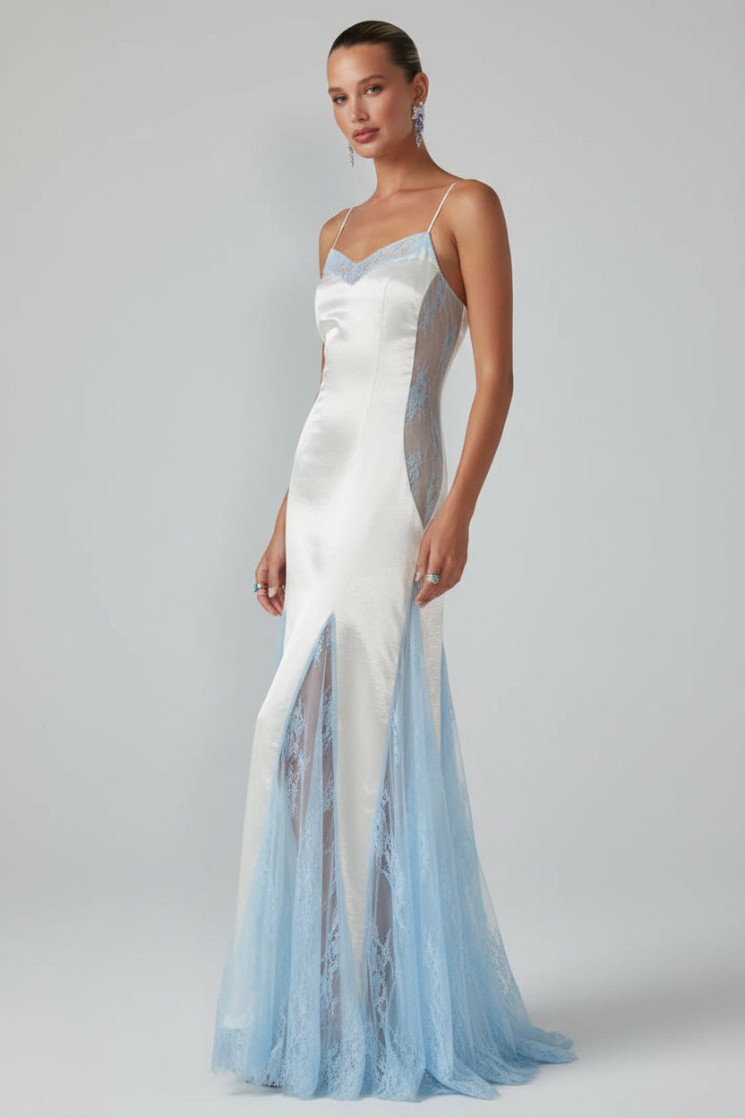 satin maxi dress women, satin patchwork maxi dress, elegant maxi dress women, color block maxi dress, V neck maxi dress, fit and flare maxi dress, sleeveless maxi dress women, long evening dress women, elegant evening dress, wedding guest maxi dress, formal dress women, date night maxi dress, party maxi dress women, sophisticated women's dresses, occasion dresses women, black maxi dress women, blue maxi dress women, fall evening dress, luxury occasion dress, women's formal fashion