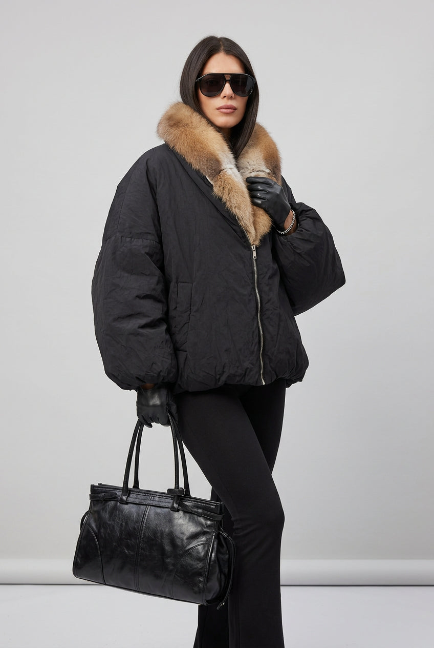 The Statement Fur-Collar Jacket for women by GoSobiShop Boutique