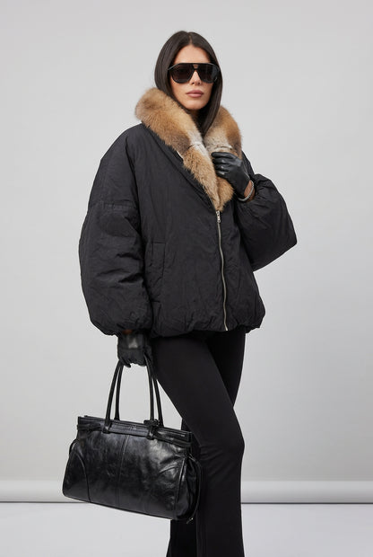 The Statement Fur-Collar Jacket for women by GoSobiShop Boutique