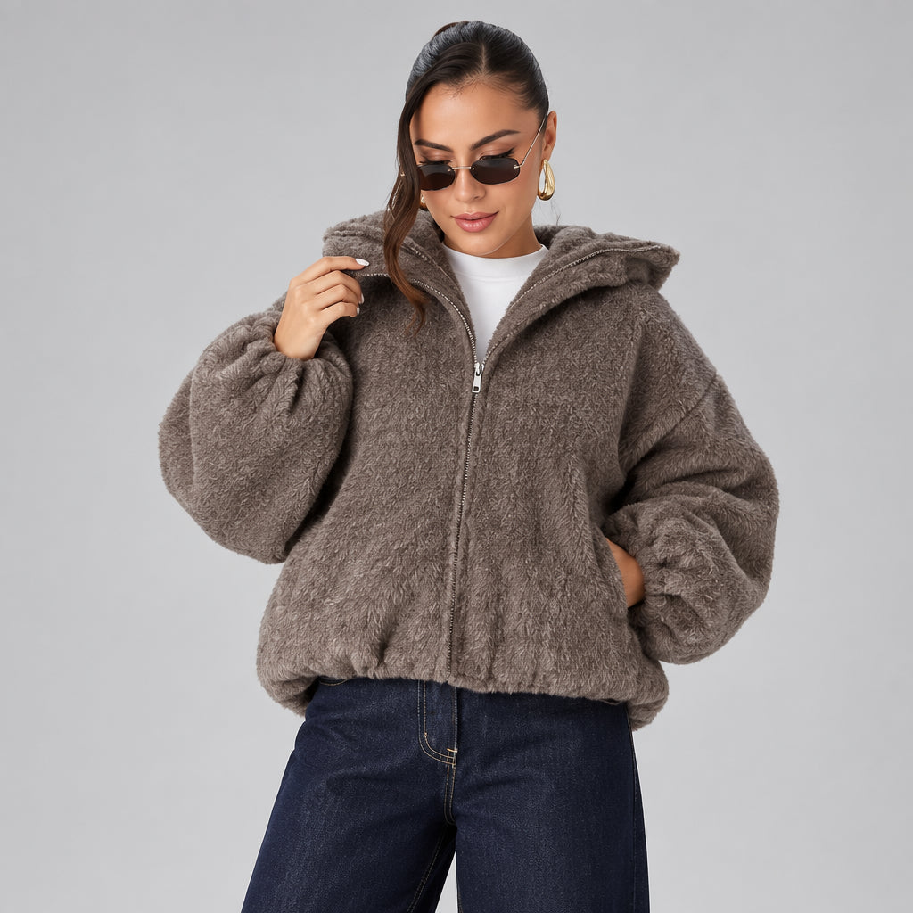 women's fuzzy jacket
fuzzy hooded jacket women
women's sherpa jacket
women's winter jacket
fuzzy winter jacket
women's hooded jacket
sherpa coat women
women's cozy jacket
women's zip up jacket
women's fleece jacket