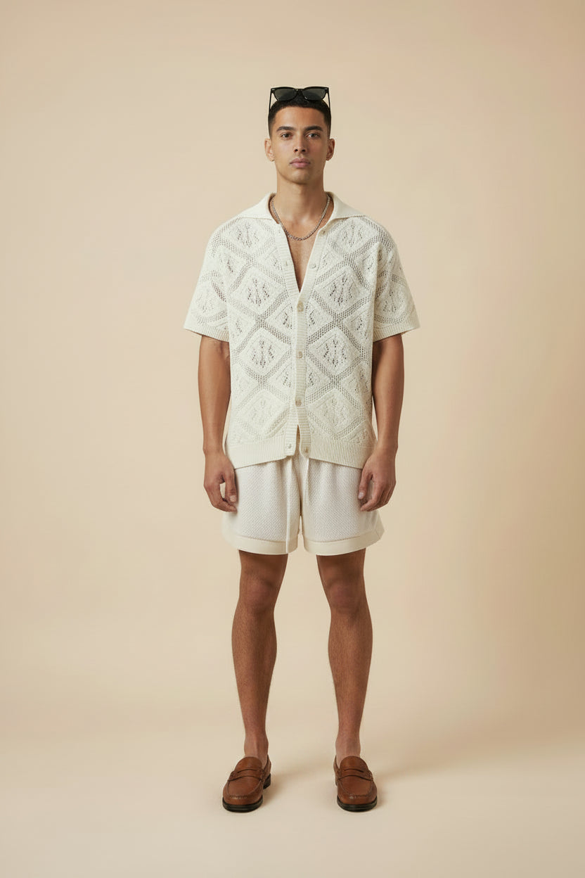 men's crochet shirt

crochet style button up shirt

diamond pattern shirt

men's resort shirt

summer button up shirt

vacation shirt men

beach shirt men

short sleeve button up shirt

men's textured shirt

resort wear men

lightweight summer shirt

casual men's shirt

breathable button up shirt

men's vacation clothing

beach vacation outfit

crochet inspired shirt

summer fashion men

men's streetwear shirt

modern casual shirt

men's resort fashion

tropical vacation shirt

men's smart casual shirt

ope