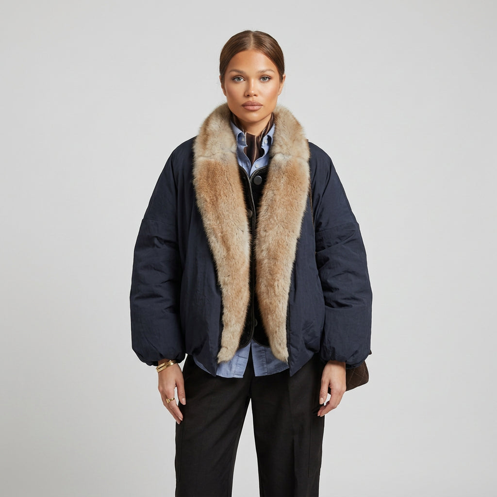 The Statement Fur-Collar Jacket for women by GoSobiShop Boutique