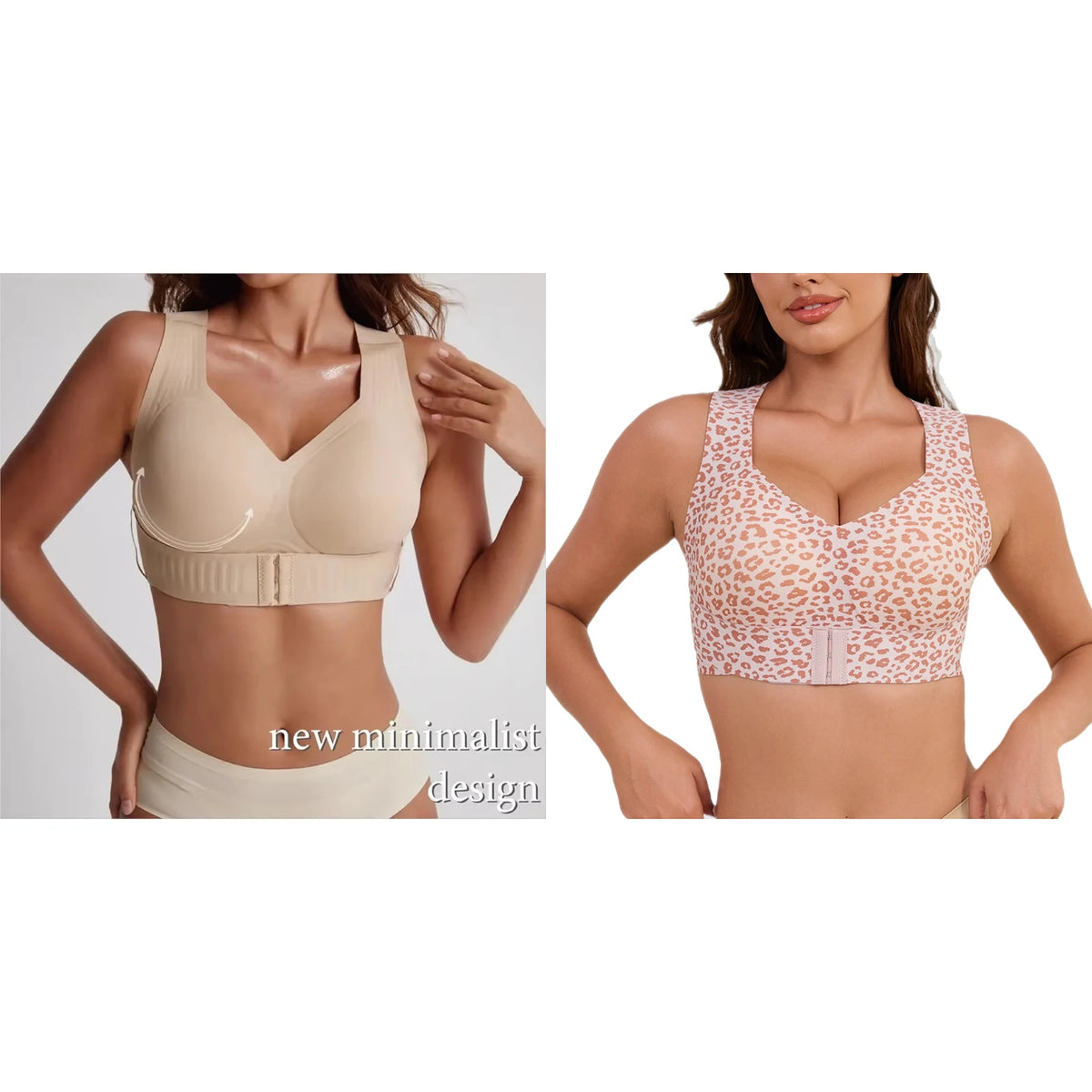 Women's full-cup seamless bra, comfortable stretch fit