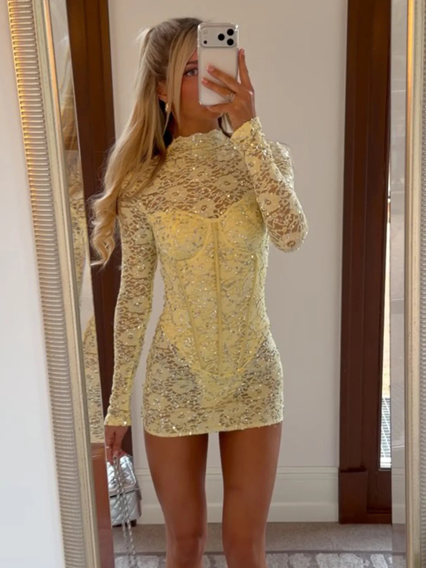 sequin mini dress women, lace sequin dress, corset mini dress women, bodycon party dress, women's party mini dress, sequin bodycon dress, lace mini dress women, long sleeve party dress, sexy party dress women, cocktail mini dress, birthday party dress women, girls night out dress, club dress women, going out dress women, evening mini dress, sparkly mini dress, fall party dress 2026, women's party outfit 2026, yellow mini dress, orange mini dress, mint green mini dress